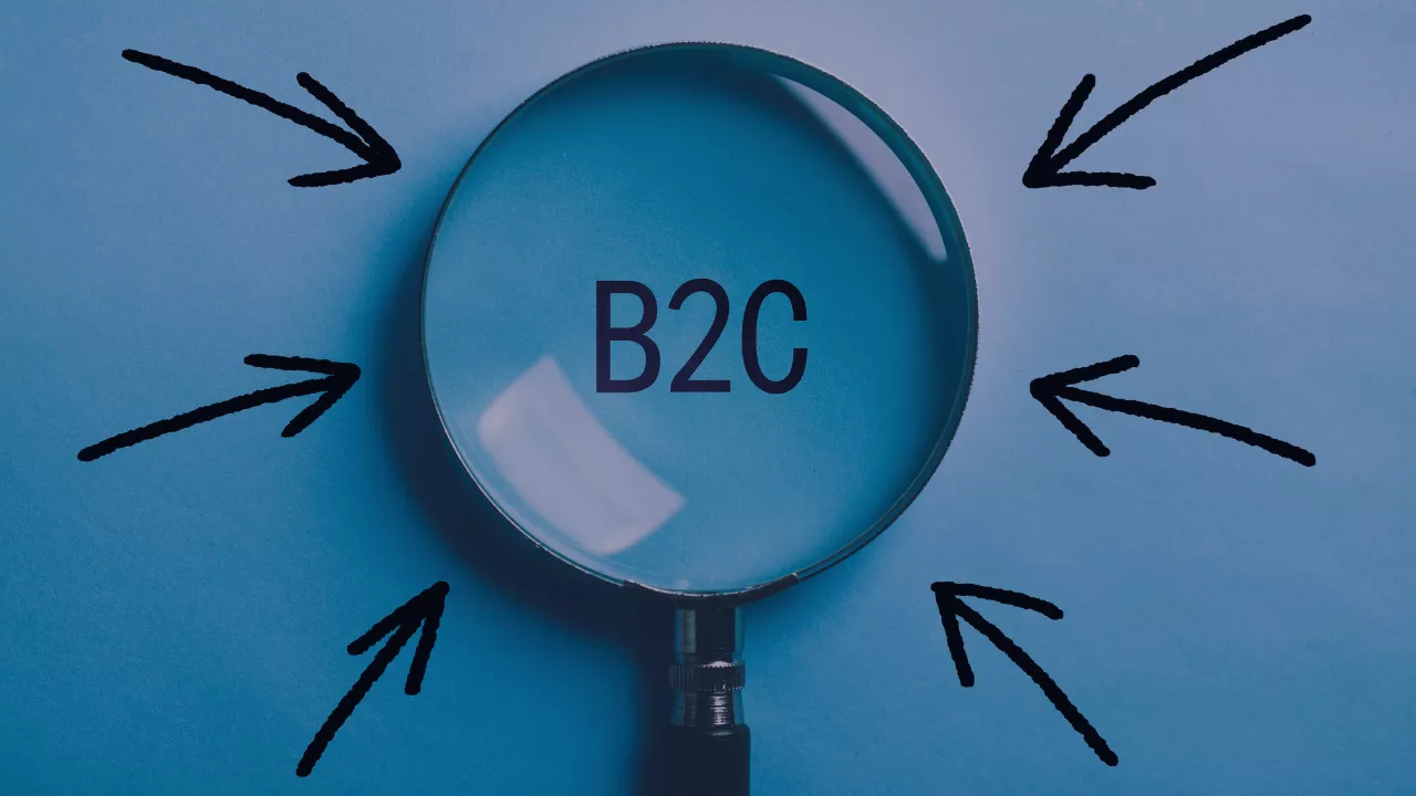 B2C business concept