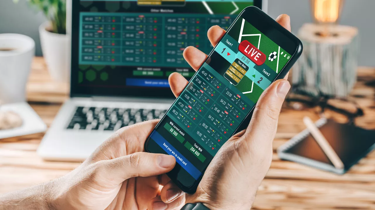 Betting on smartphone app