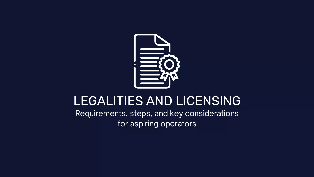 Legalities and licensing for an online betting business