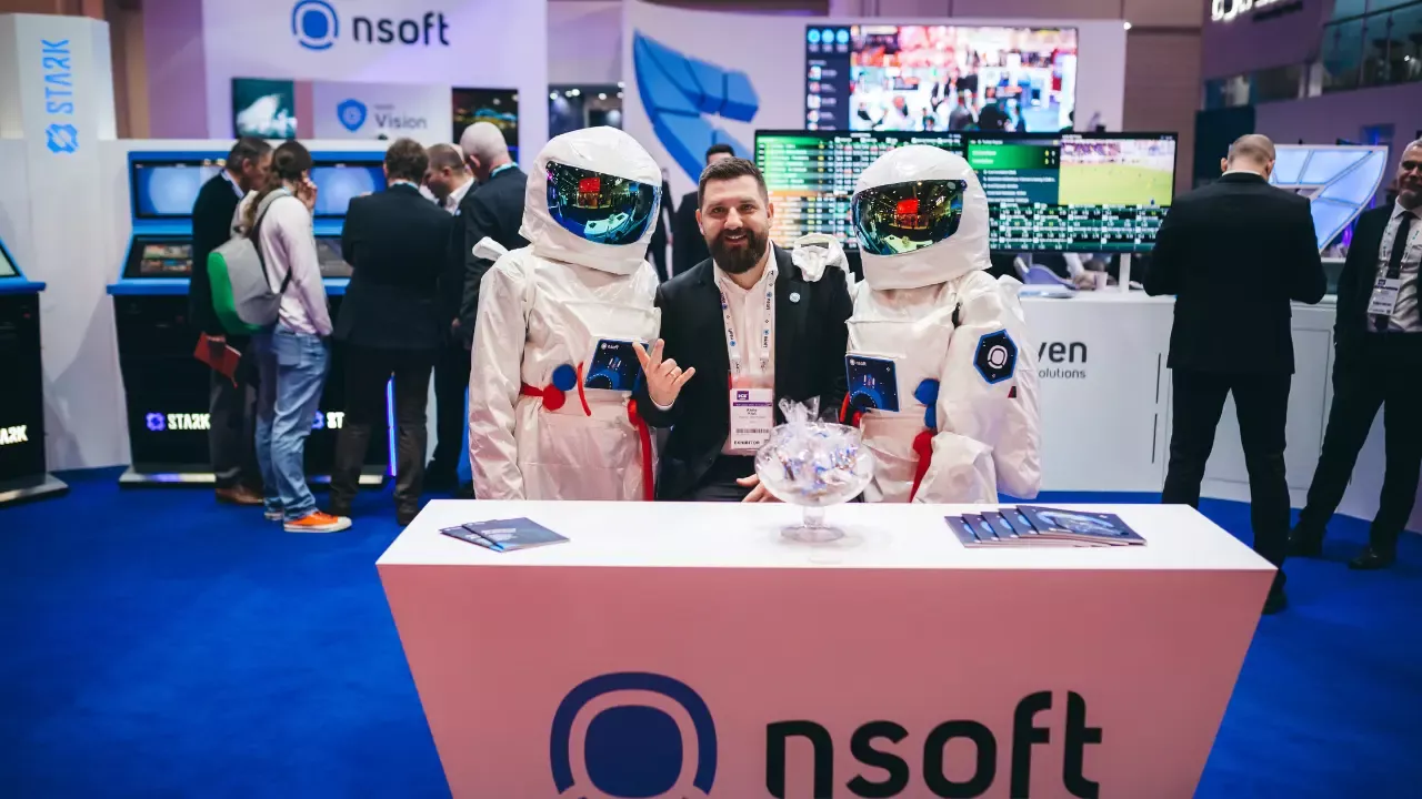 NSoft stand at ICE London
